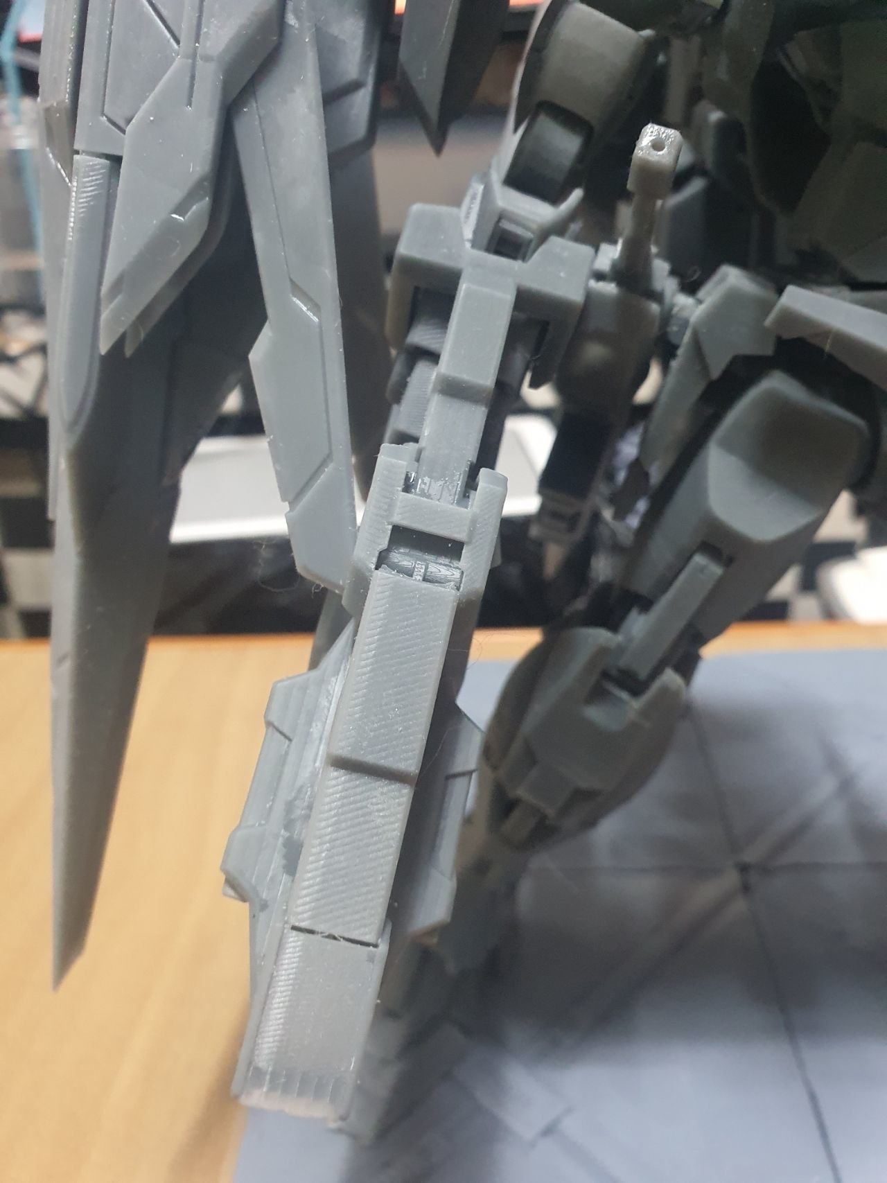 Gundam 00 GNR-010 0 Raiser 3D print model_3
