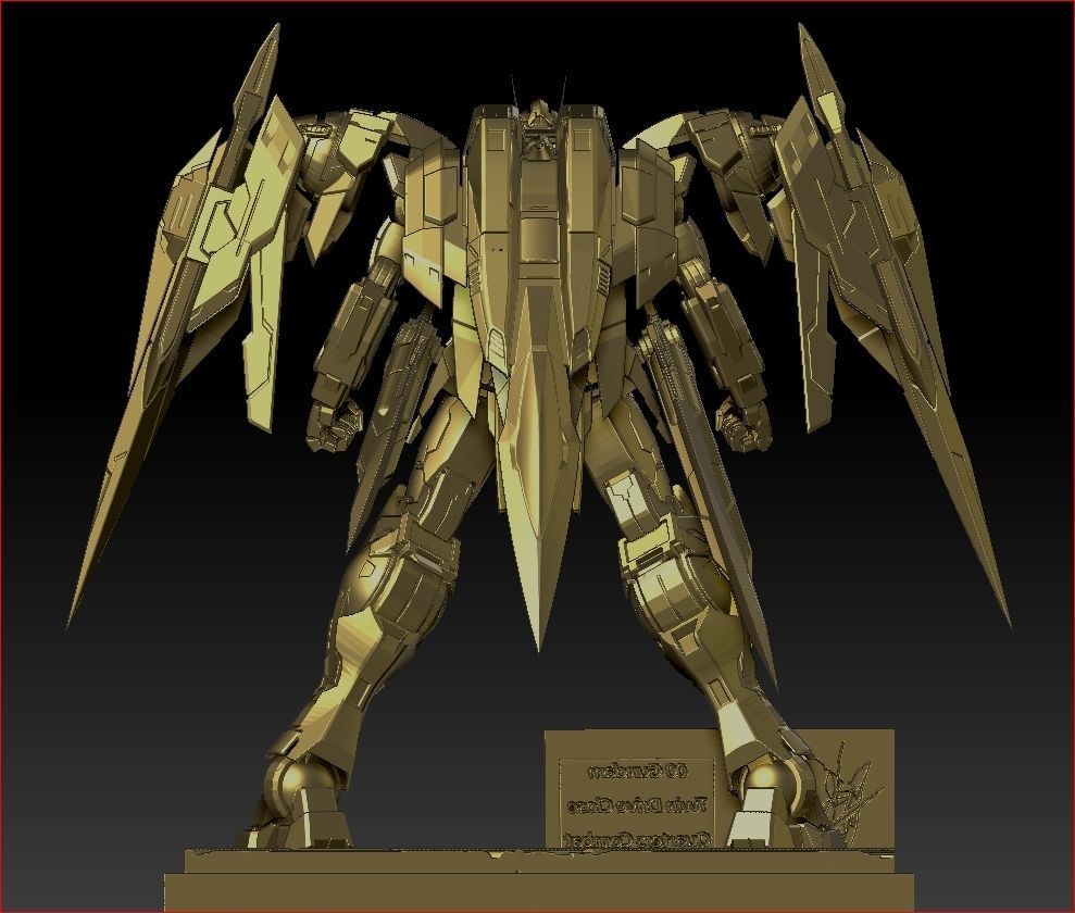 Gundam 00 GNR-010 0 Raiser 3D print model_15