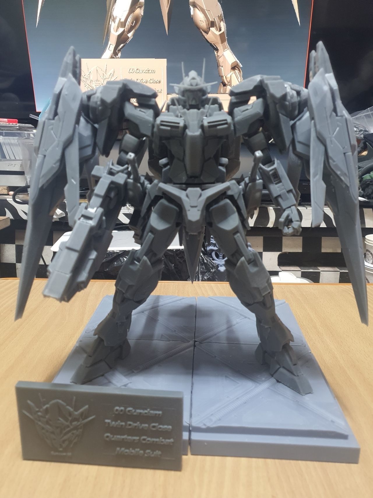 Gundam 00 GNR-010 0 Raiser 3D print model_1