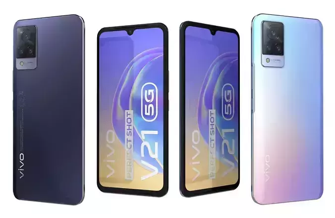 Vivo V21e 5G Blue And Purple