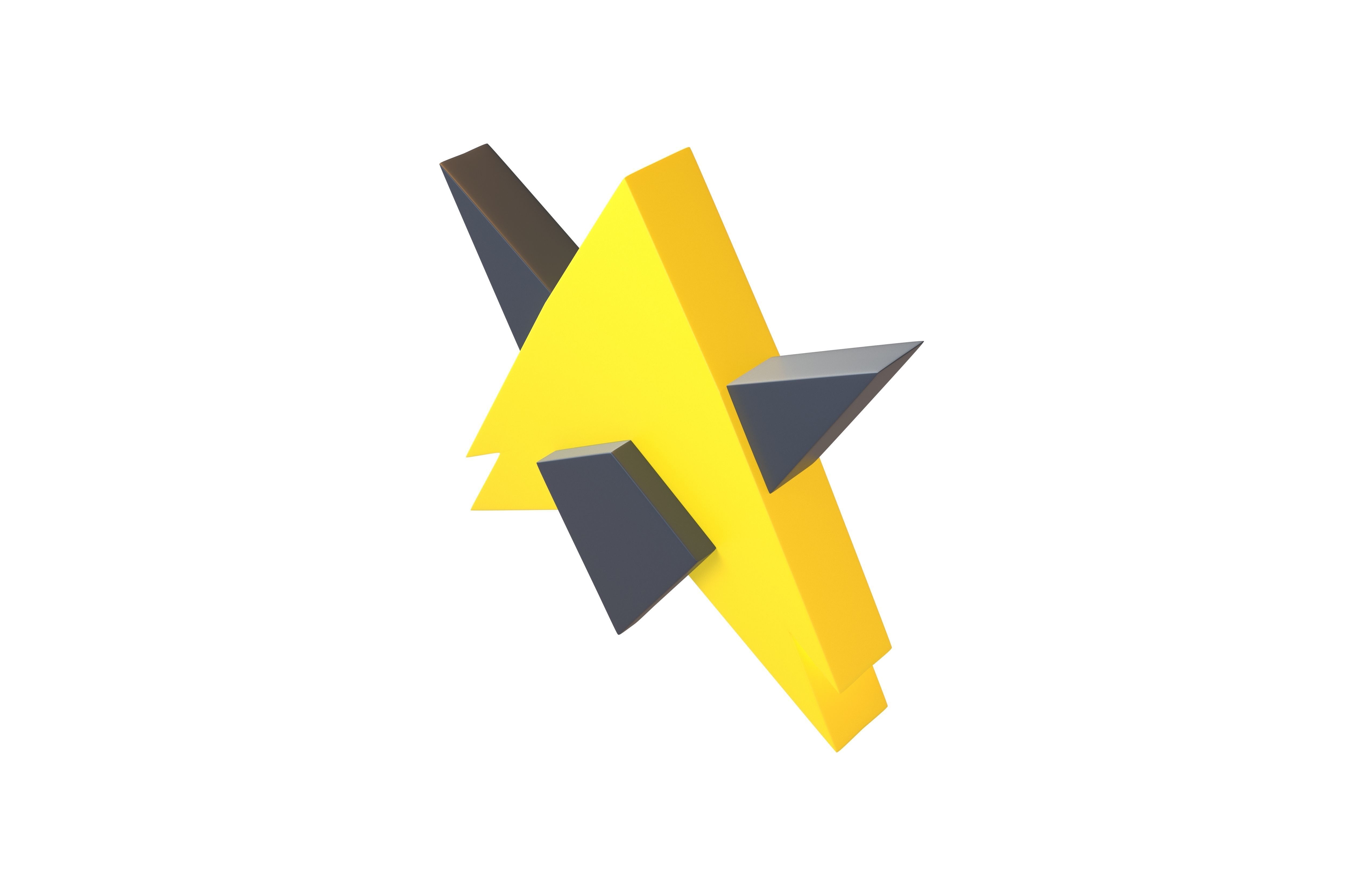 Employment Coin v2 001 Low-poly 3D model_3