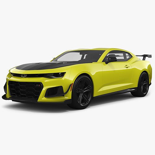 Chevrolet Camaro ZL1 2018 with Interior 3D model