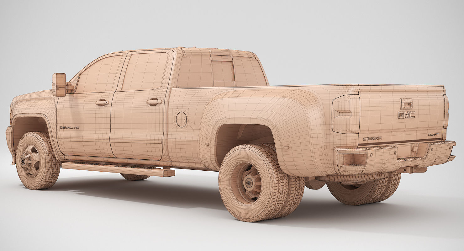 2018 GMC Sierra 3500HD Denali 3D model_12