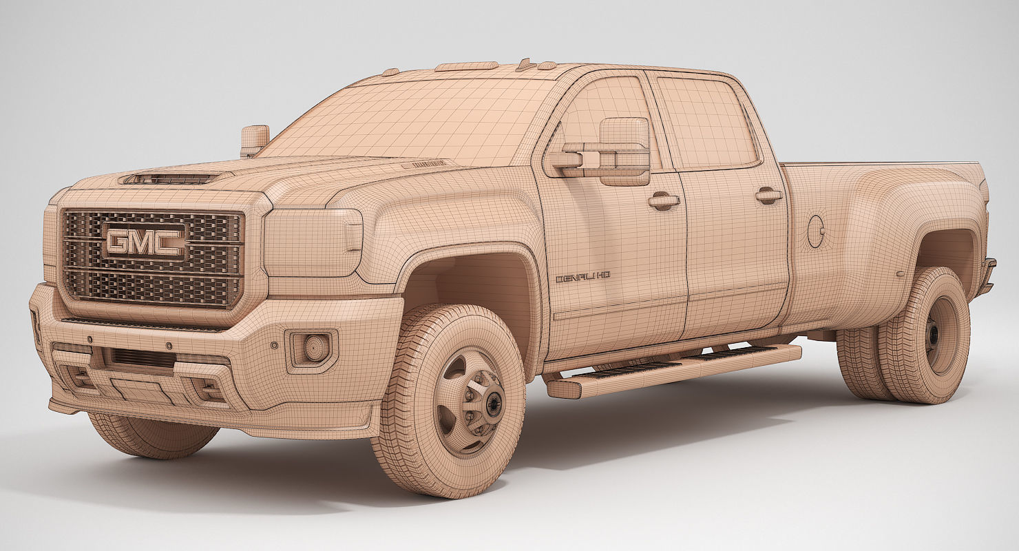 2018 GMC Sierra 3500HD Denali 3D model_13