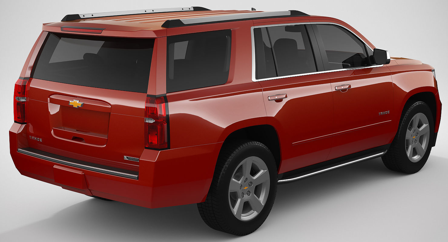 Chevrolet Tahoe 2018 3D model_4