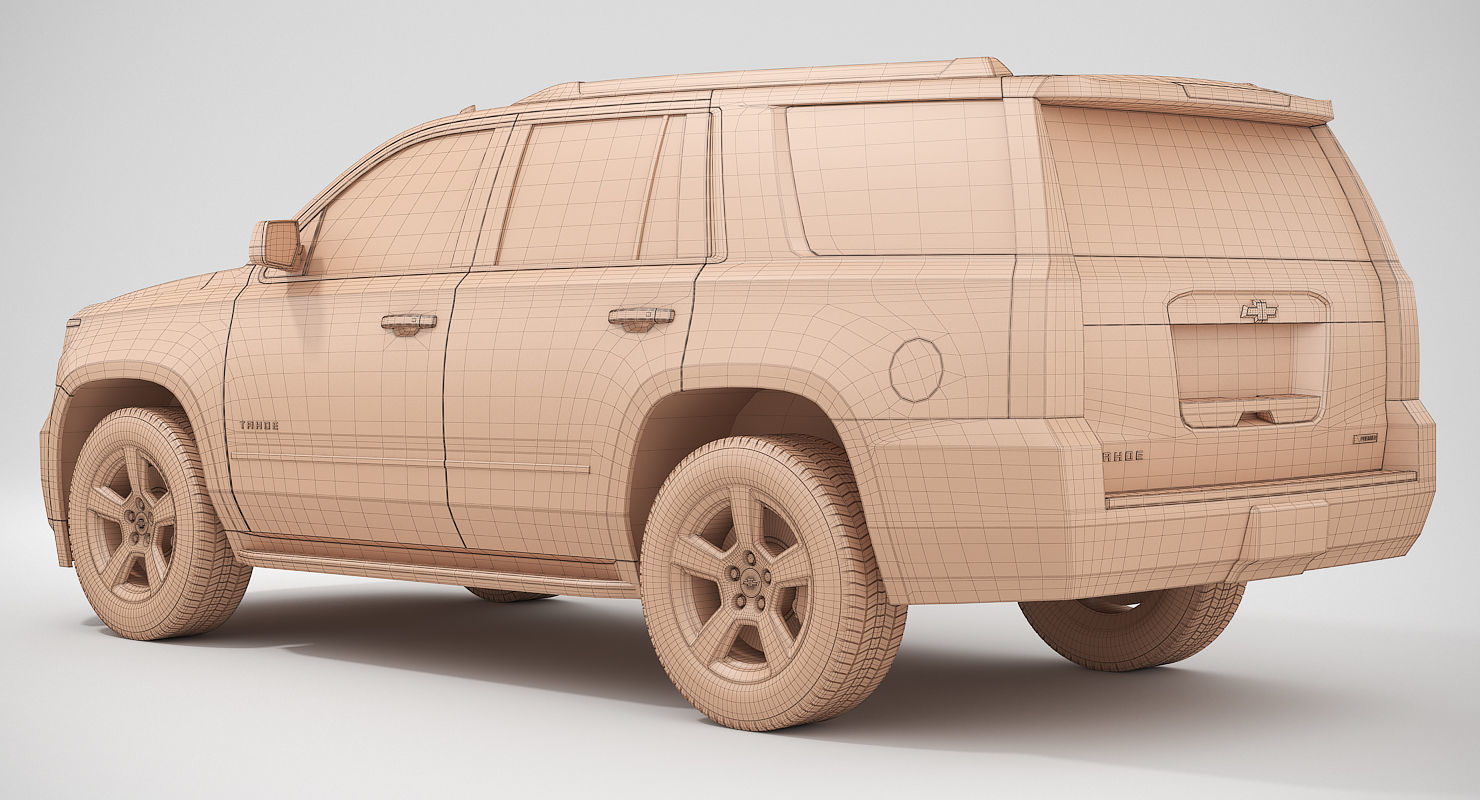 Chevrolet Tahoe 2018 3D model_12