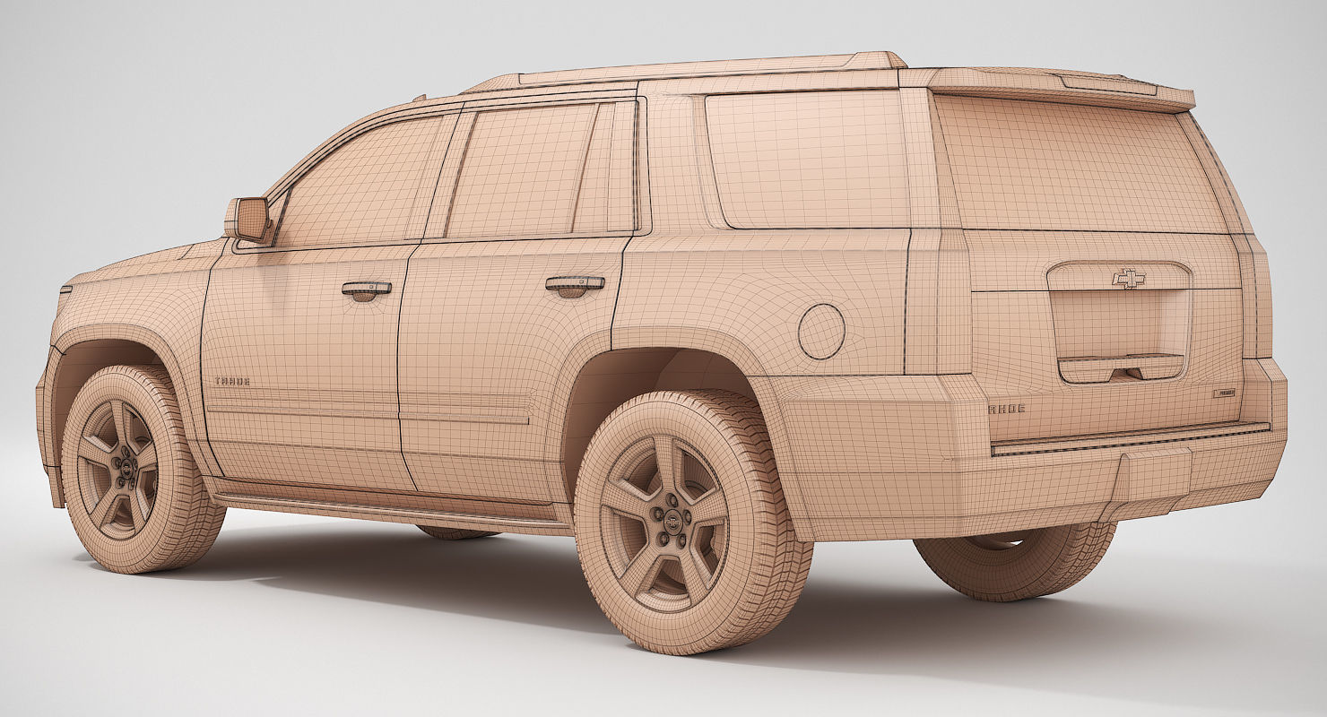 Chevrolet Tahoe 2018 3D model_14