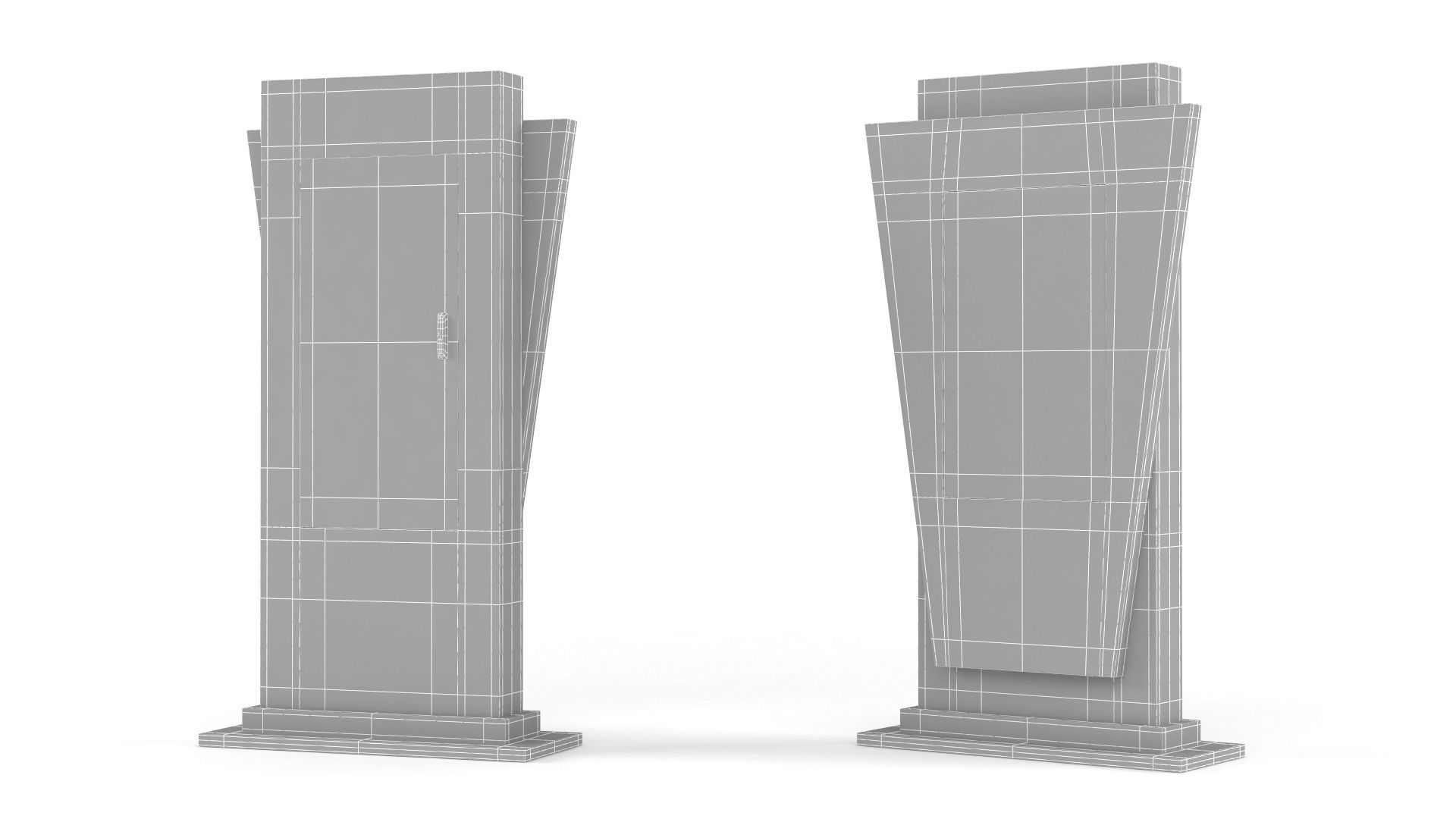 Electronic Kiosk 3D model_6