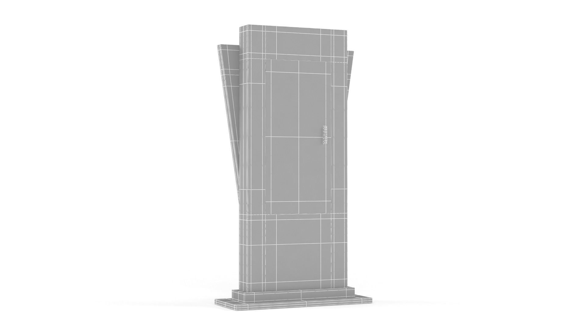 Electronic Kiosk 3D model_9