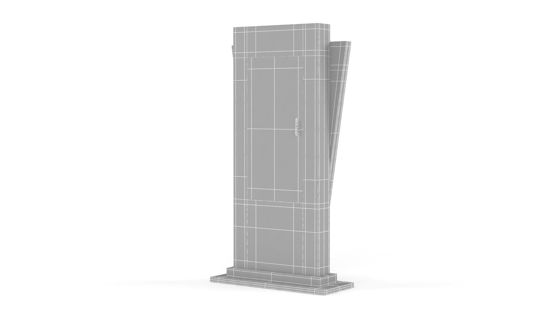 Electronic Kiosk 3D model_10