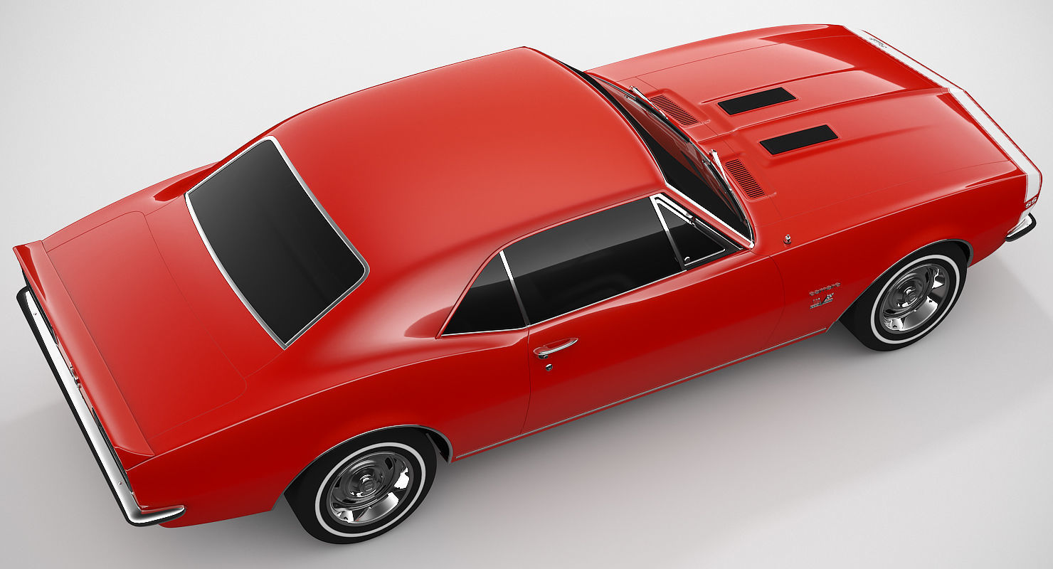Chevrolet Camaro SS 1967 3D model_9