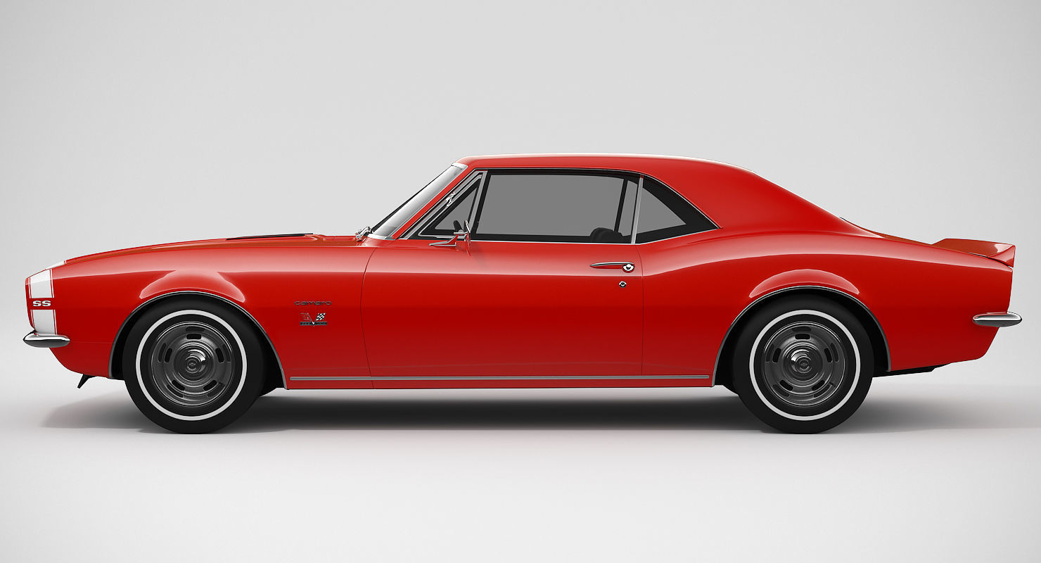 Chevrolet Camaro SS 1967 3D model_2