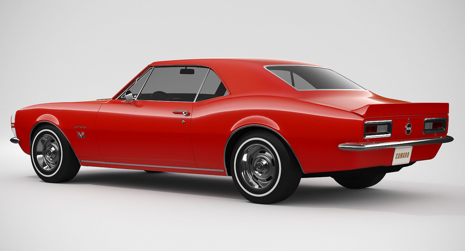Chevrolet Camaro SS 1967 3D model_3