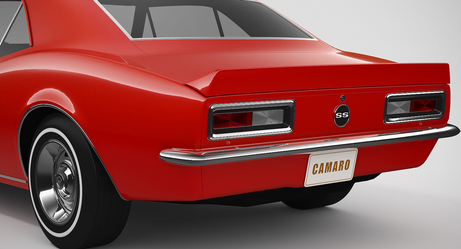Chevrolet Camaro SS 1967 3D model_8
