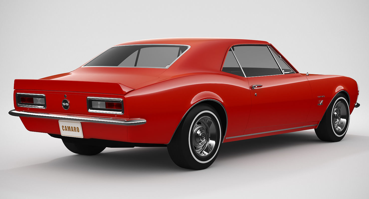 Chevrolet Camaro SS 1967 3D model_4