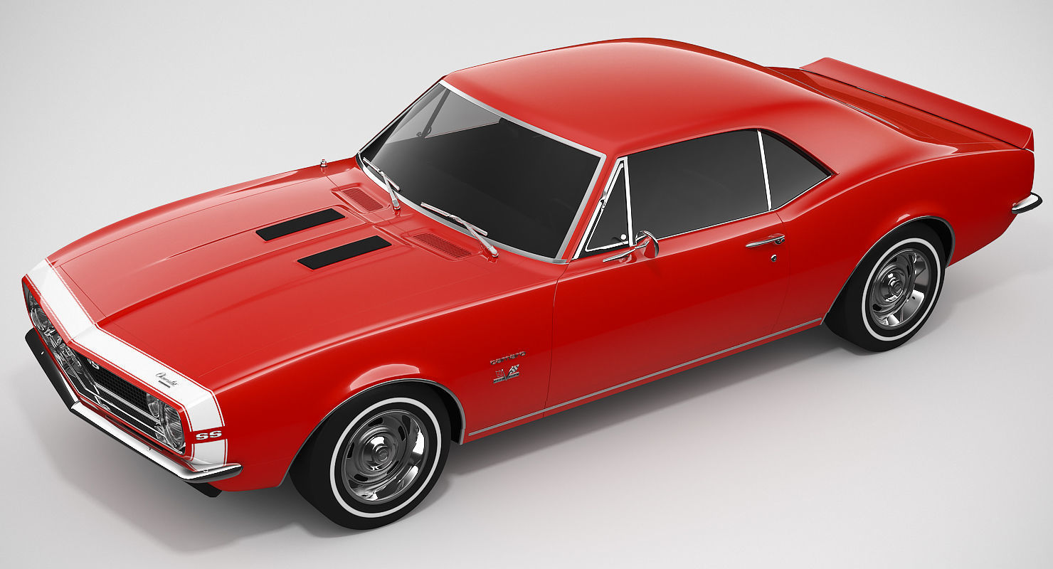 Chevrolet Camaro SS 1967 3D model_6