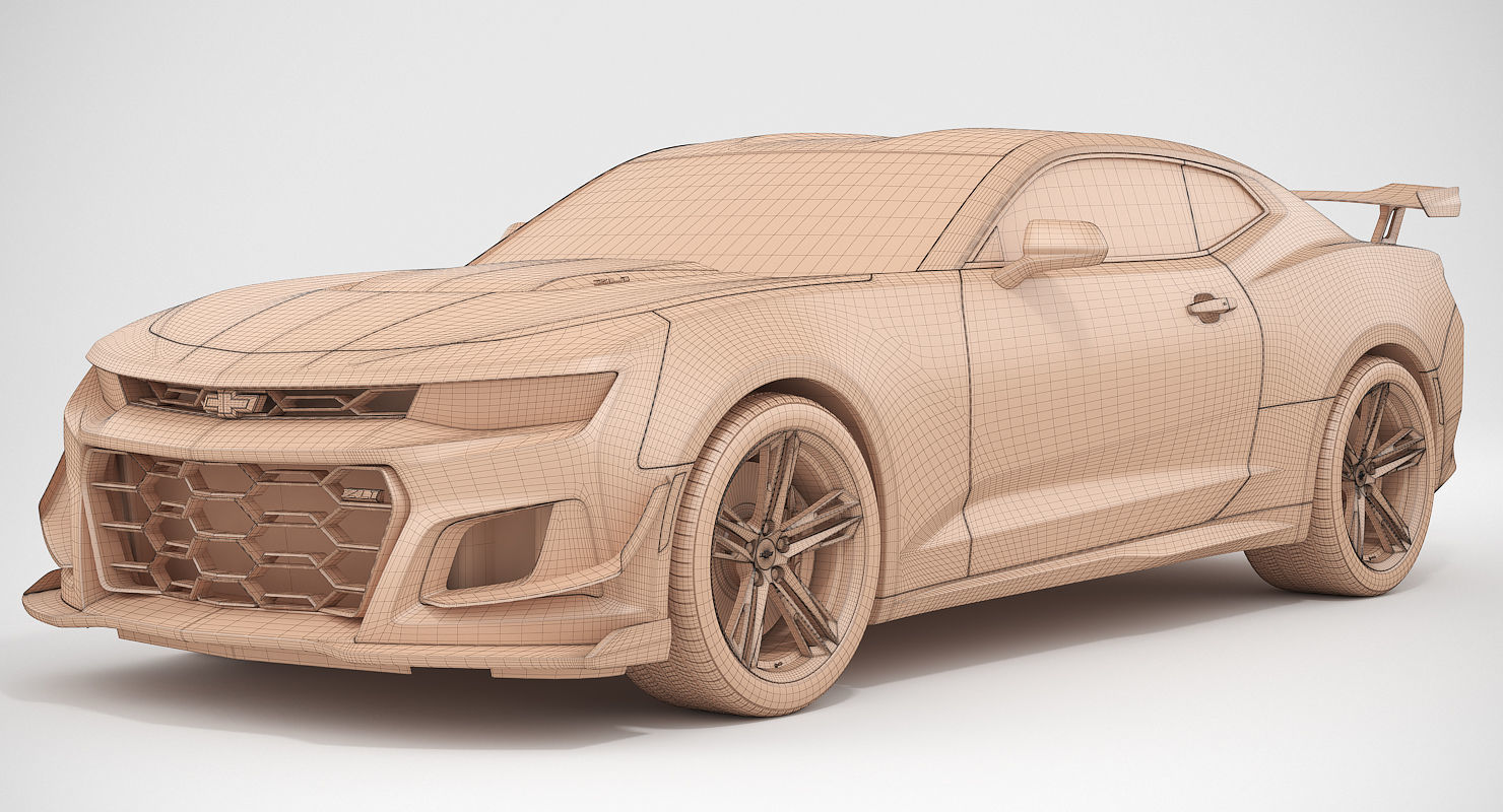Chevrolet Camaro ZL1 1LE 2018 3D model_13