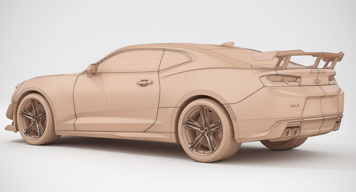 Chevrolet Camaro ZL1 1LE 2018 3D model_14