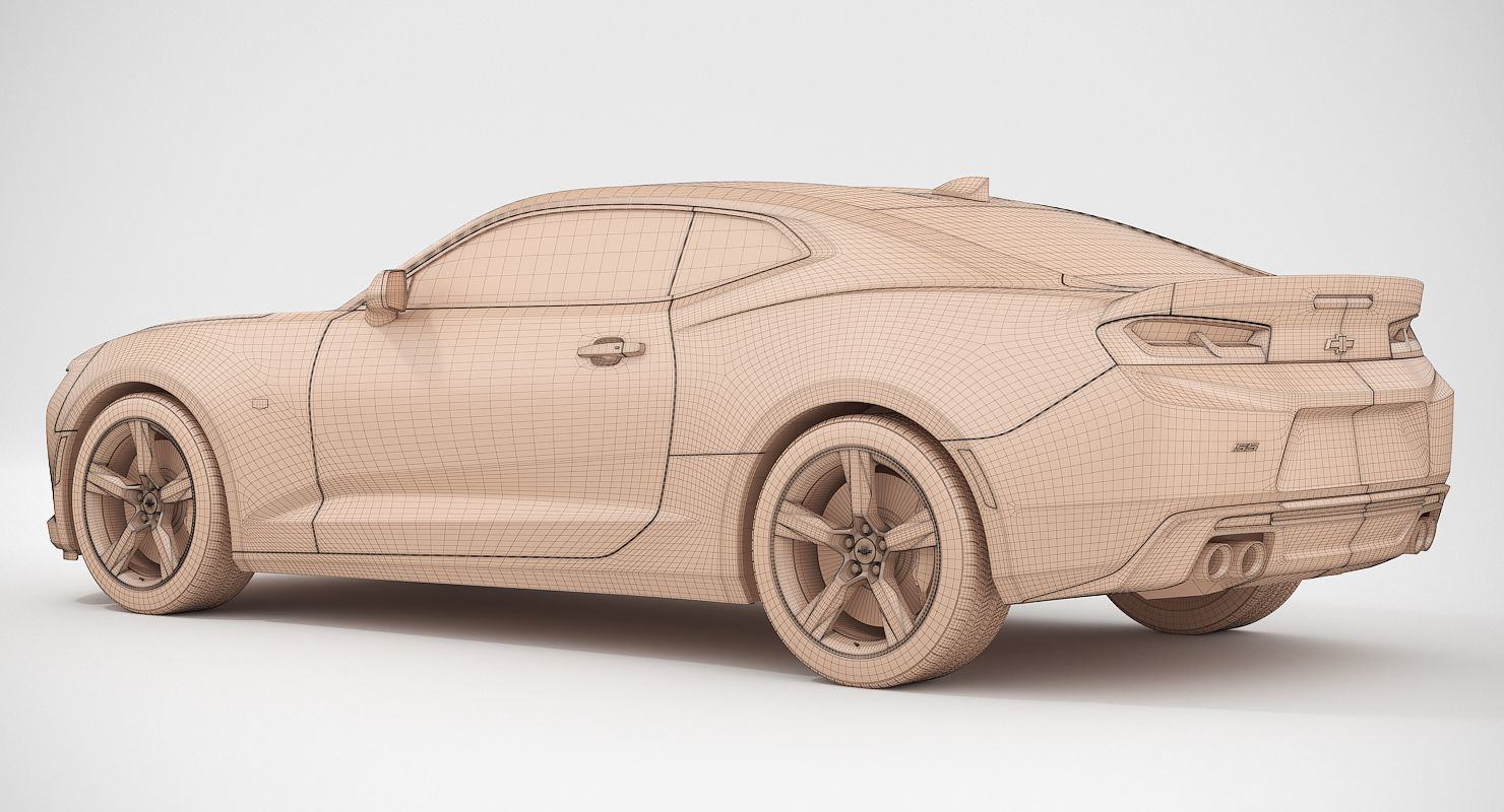 Chevrolet Camaro 2018 3D model_14