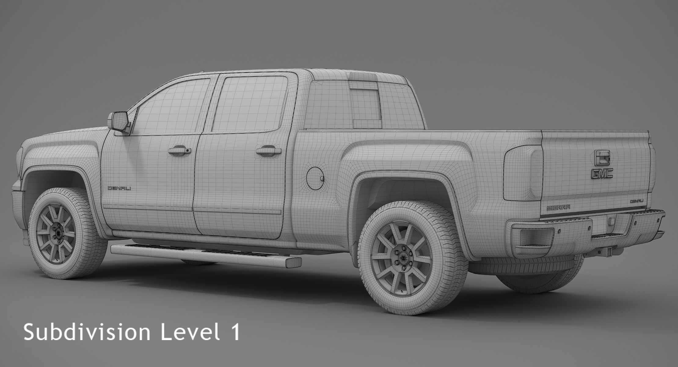 2018 GMC Sierra 1500 Denali 3D model_14