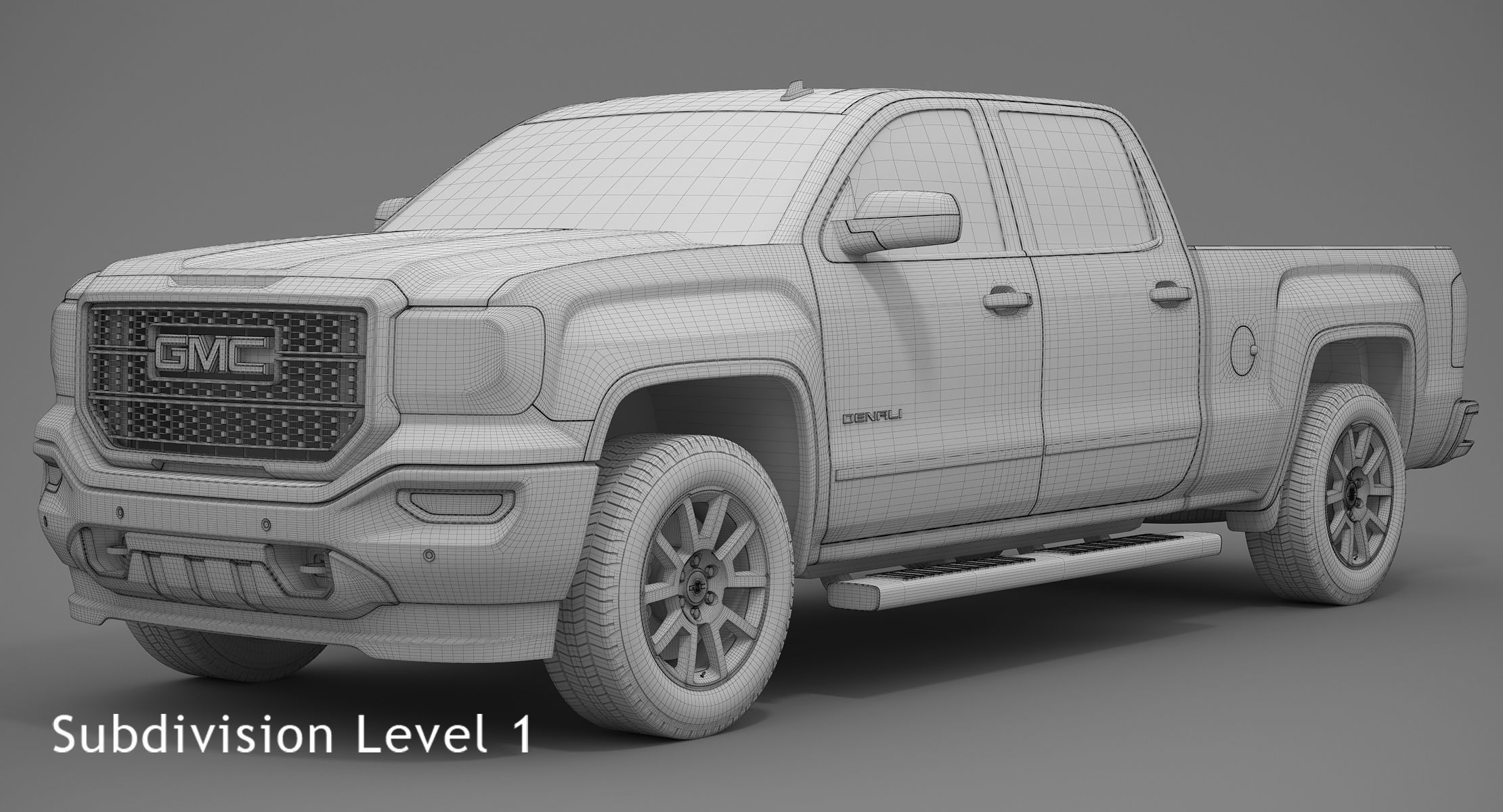 2018 GMC Sierra 1500 Denali 3D model_13