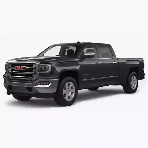 2018 GMC Sierra 1500 Crew Cab 3D model