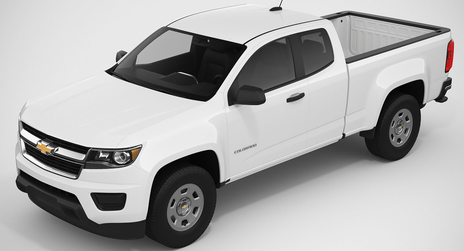 Chevrolet Colorado 2018 Extended Cab 3D model_6