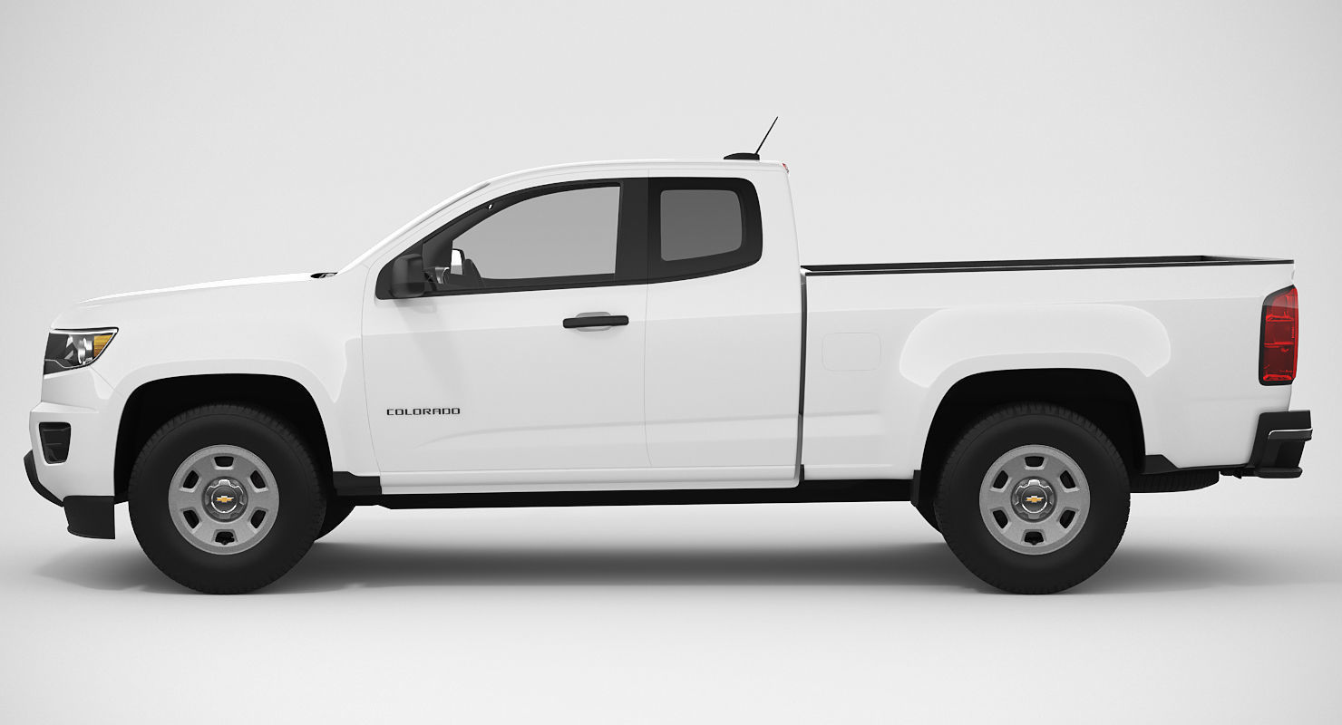 Chevrolet Colorado 2018 Extended Cab 3D model_2