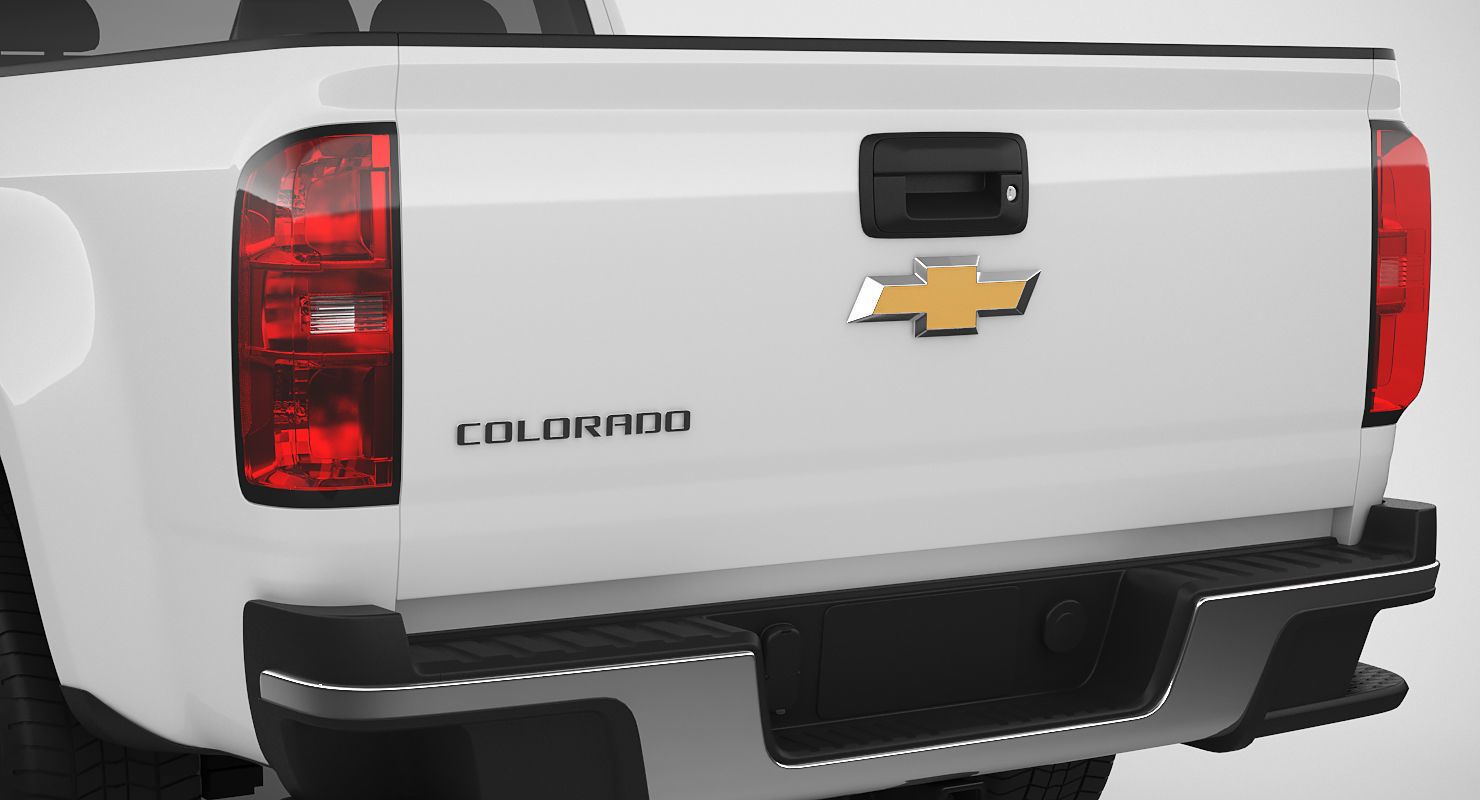 Chevrolet Colorado 2018 Extended Cab 3D model_9