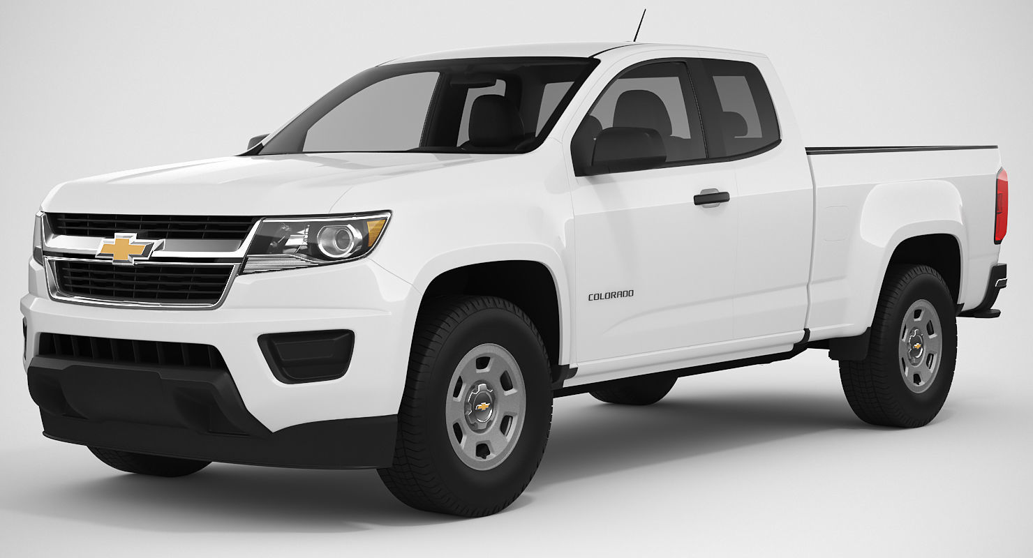 Chevrolet Colorado 2018 Extended Cab 3D model_1
