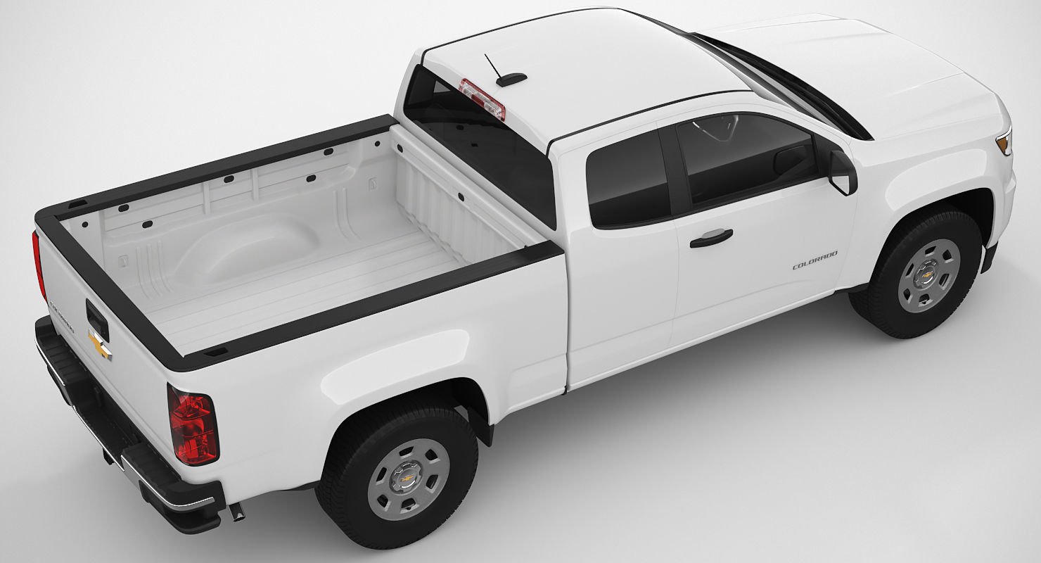Chevrolet Colorado 2018 Extended Cab 3D model_8
