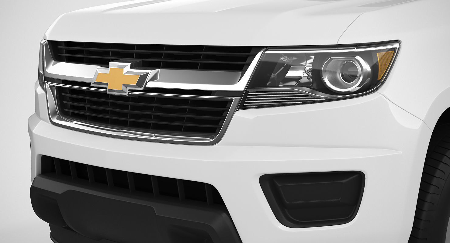 Chevrolet Colorado 2018 Extended Cab 3D model_7