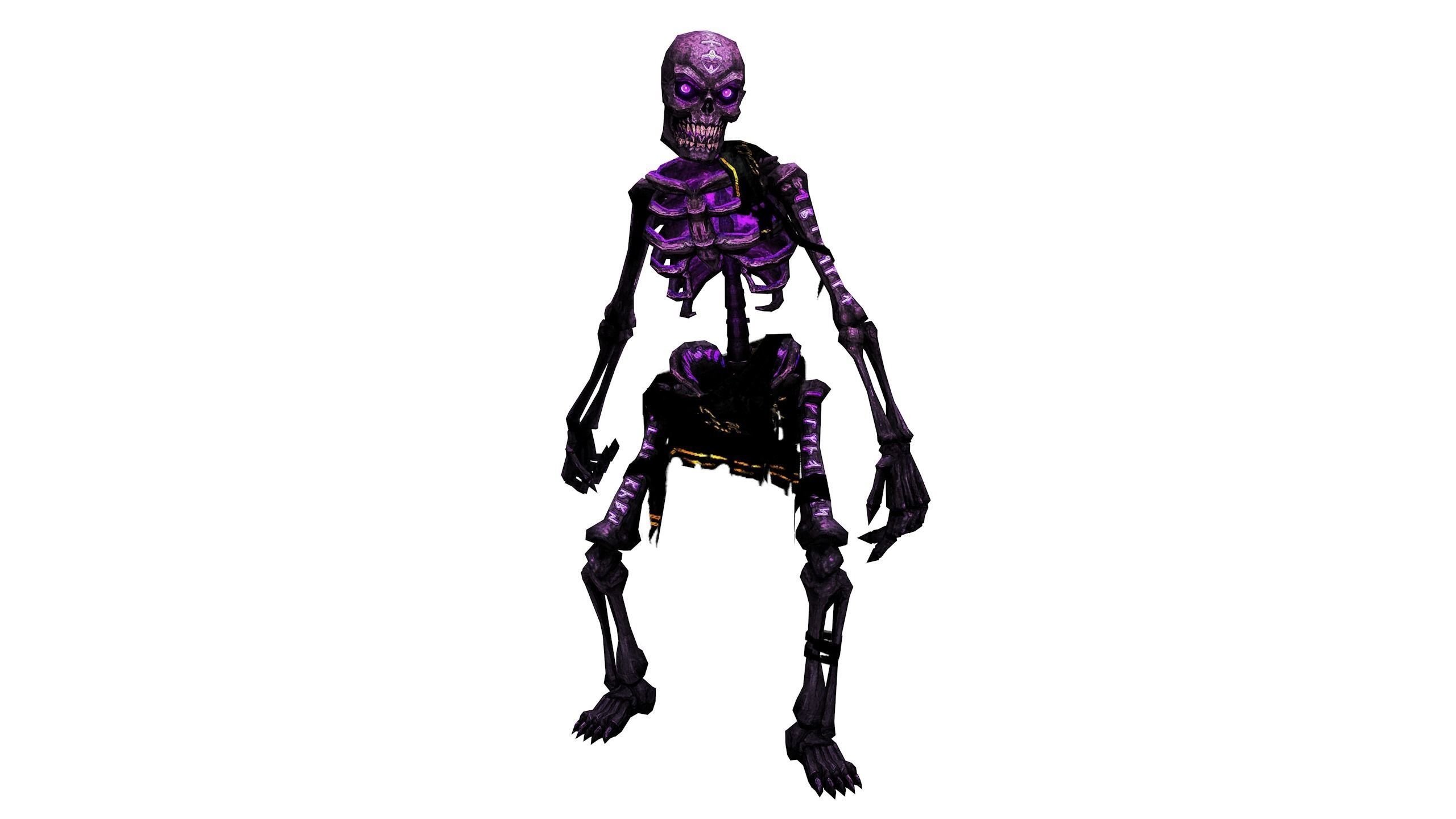 Skeleton Pack - Fully Rigged and Animated Low-poly 3D model_8