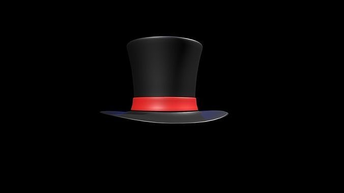 Megician Cap Low-poly 3D model
