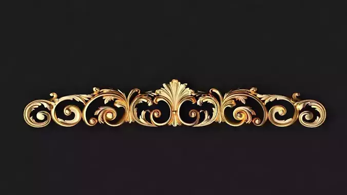 dekor gold ornate border