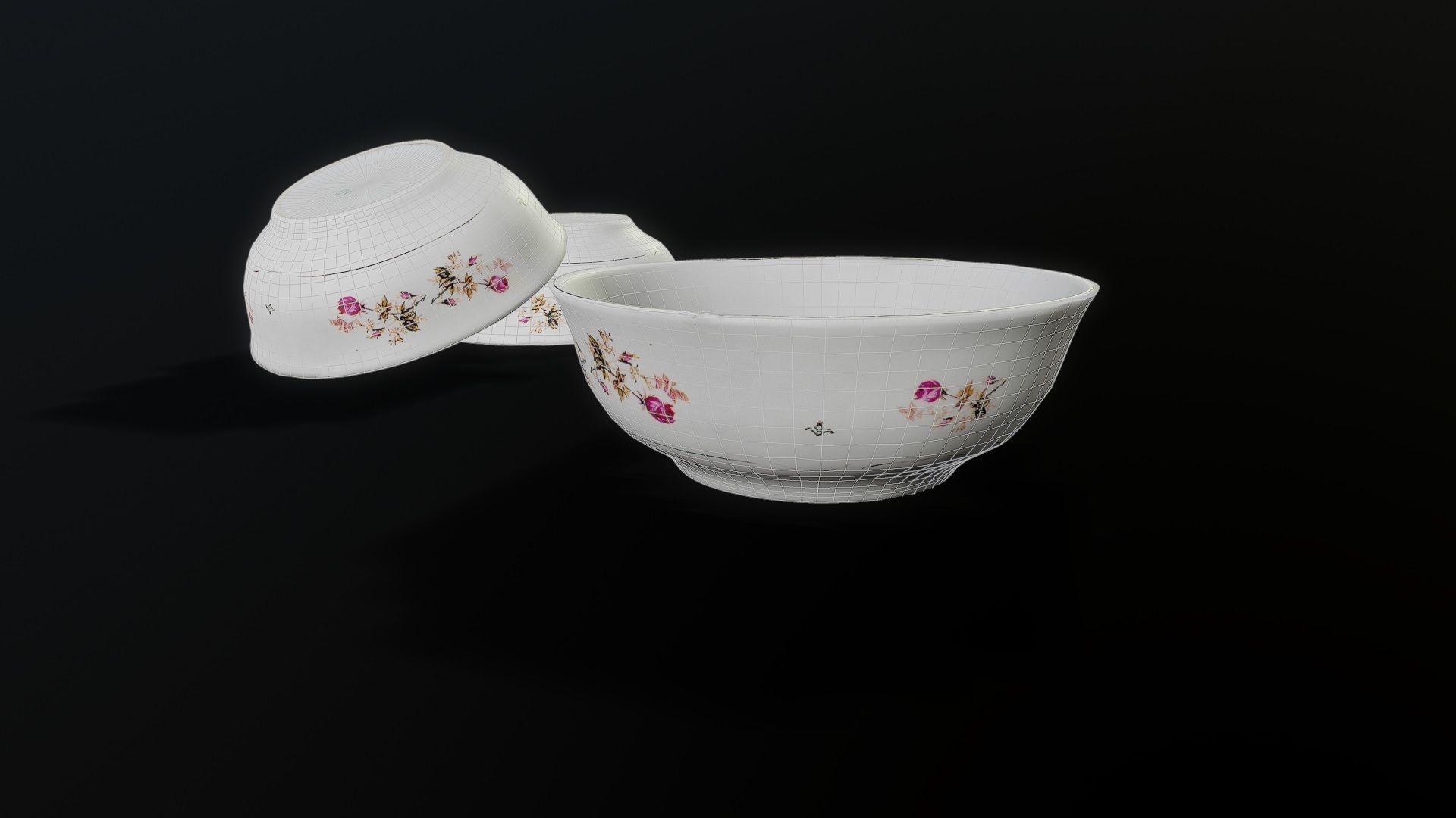 3D Scan Salad Bowl Low-poly 3D model_1