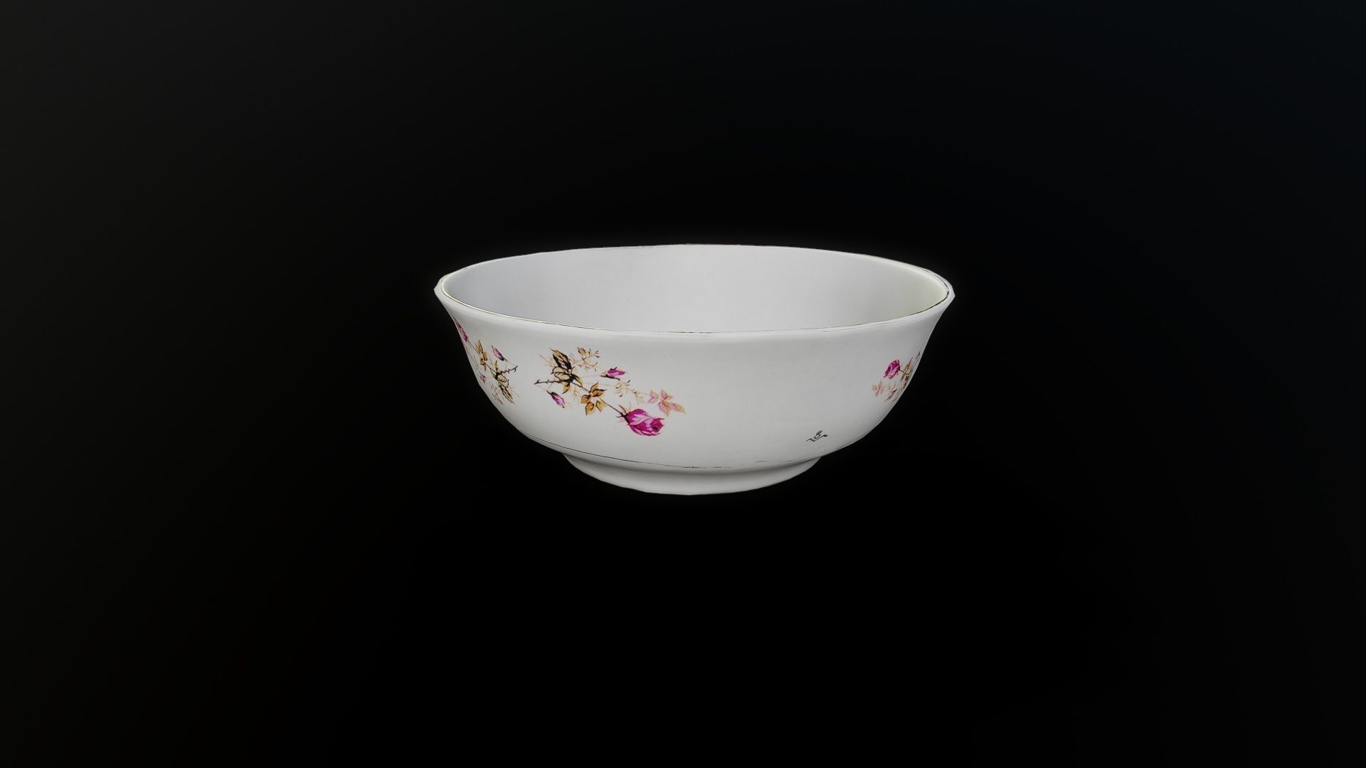 3D Scan Salad Bowl Low-poly 3D model_2