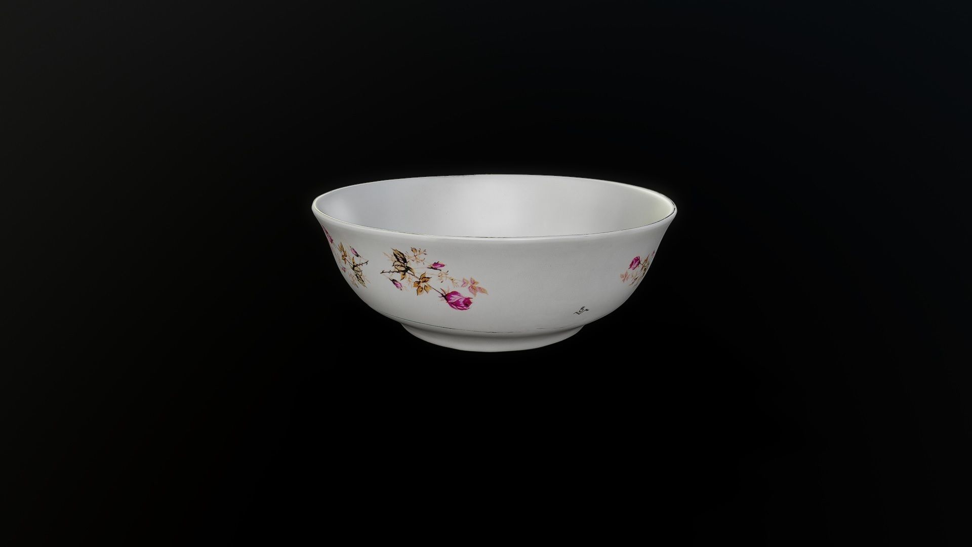 3D Scan Salad Bowl Low-poly 3D model_4