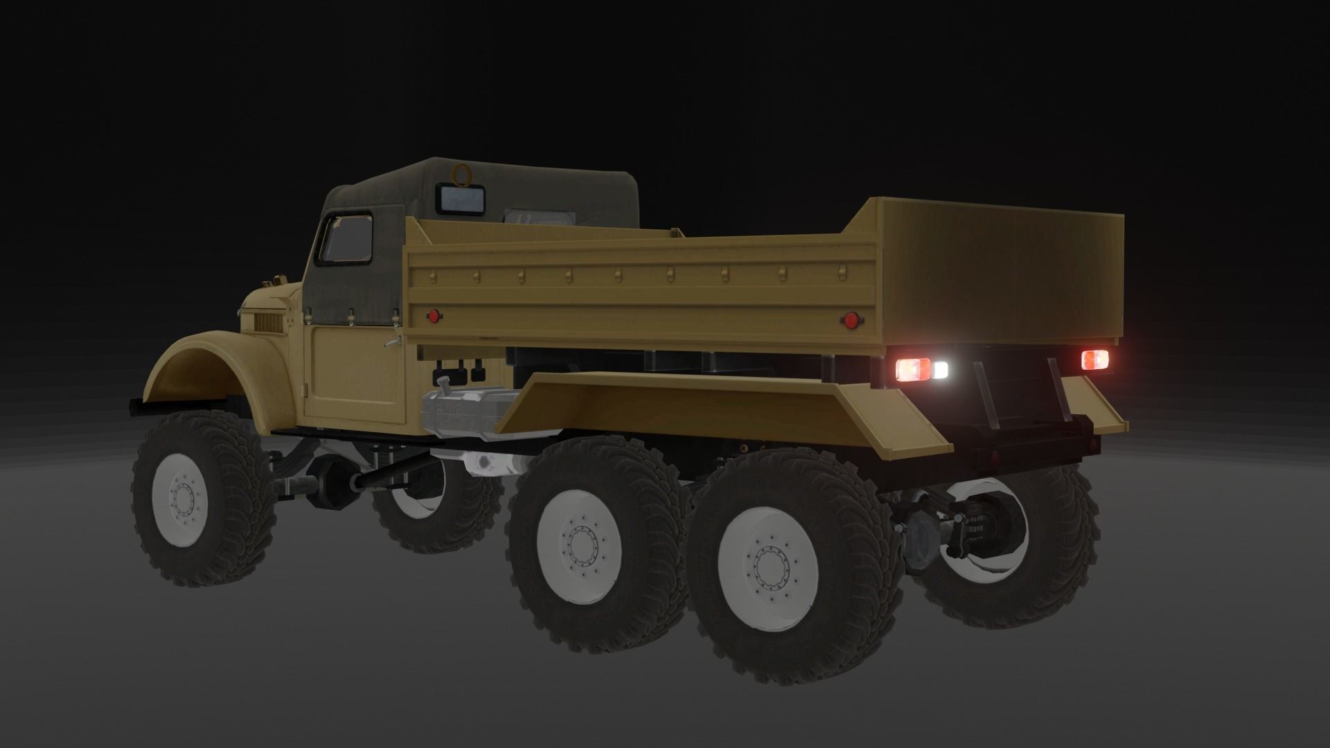 jeep 3d model for unity  Low-poly 3D model_18