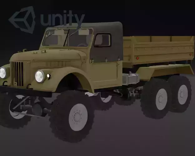 jeep 3d model for unity  Low-poly 3D model