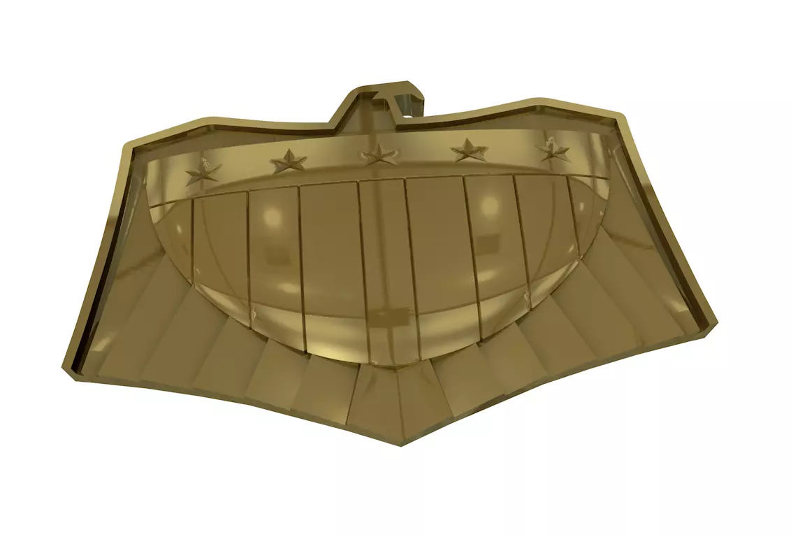 Dredd 2012 Belt Buckle 3D print model_0
