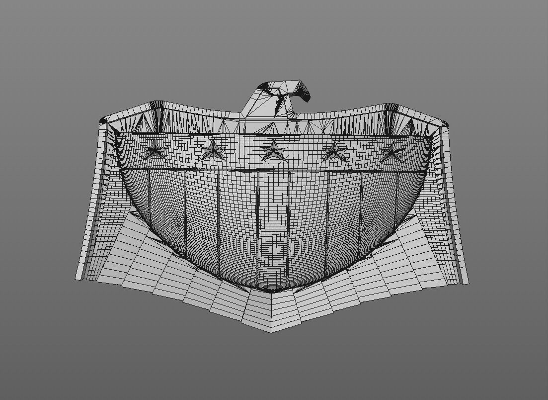 Dredd 2012 Belt Buckle 3D print model_2