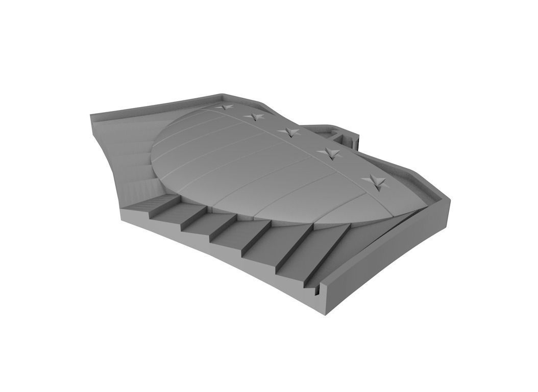 Dredd 2012 Belt Buckle 3D print model_3