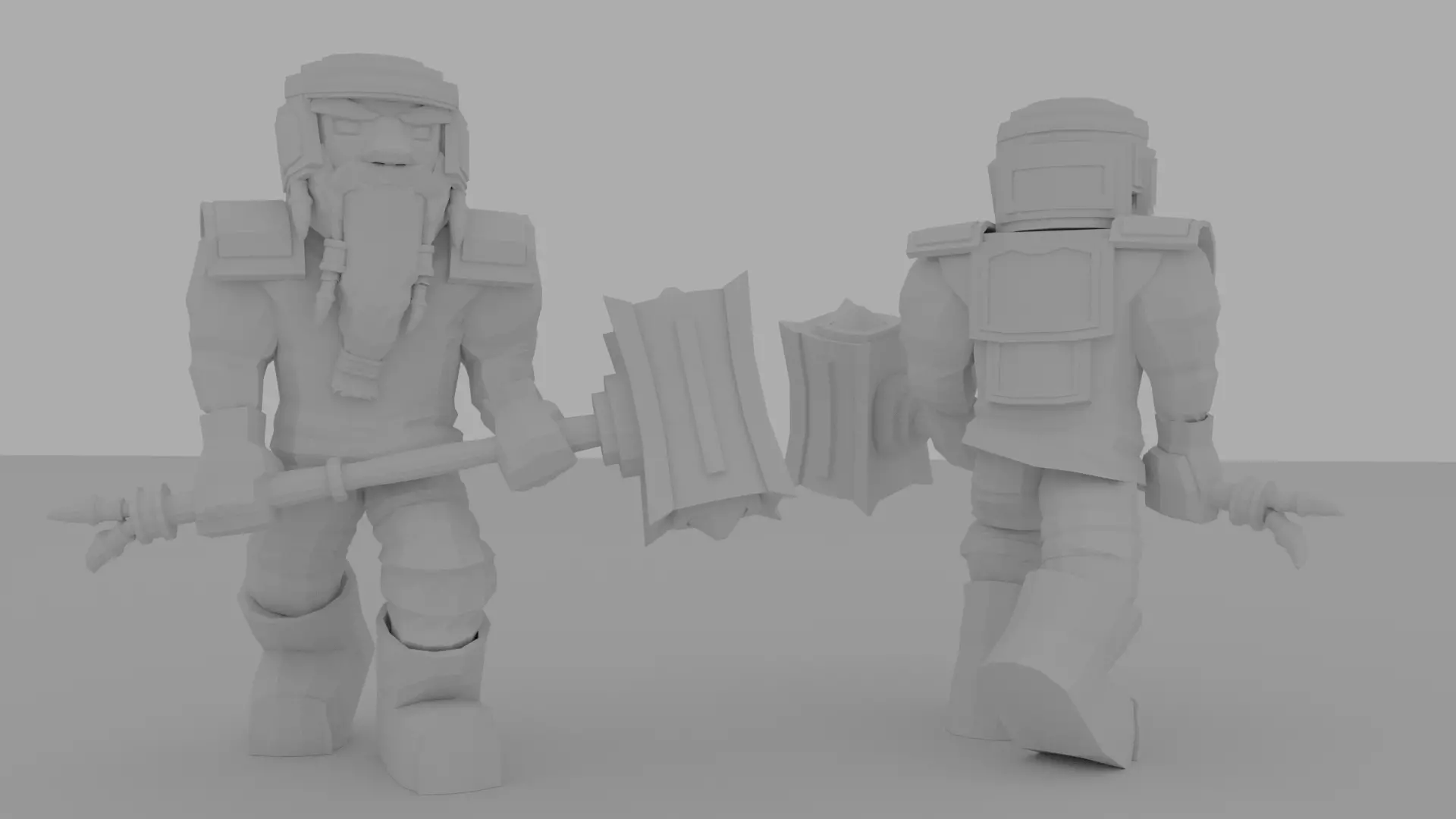 Dwarf Hammerlord Free 3D print model