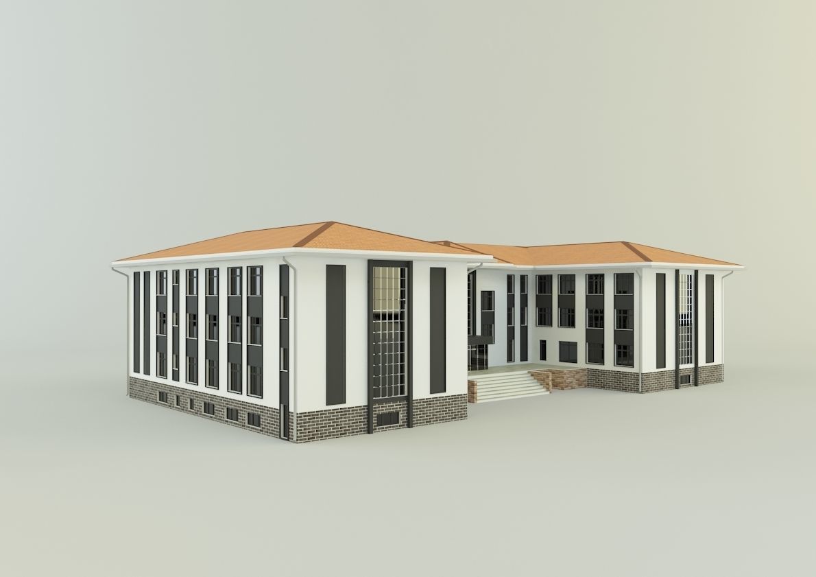 model school 13 3D model_1