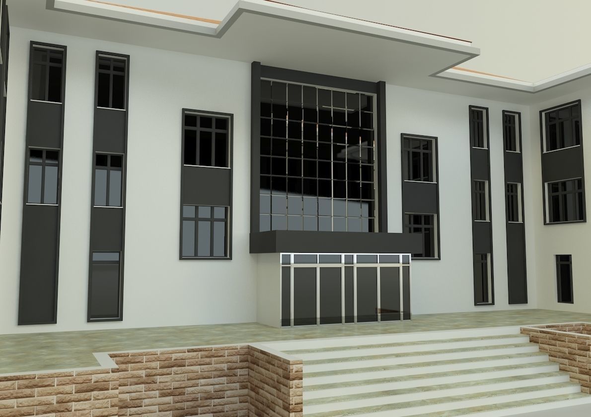 model school 13 3D model_10