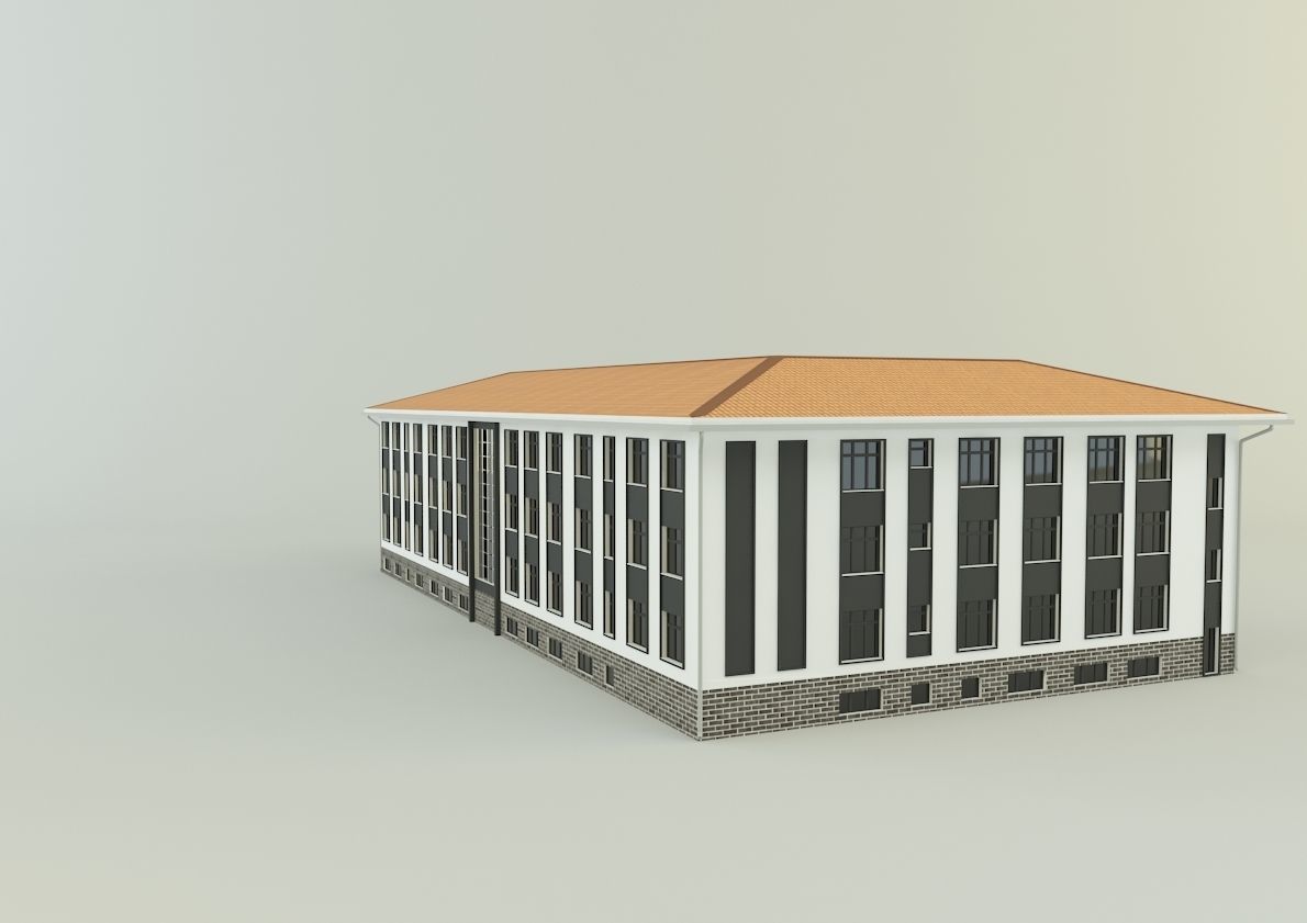 model school 13 3D model_20