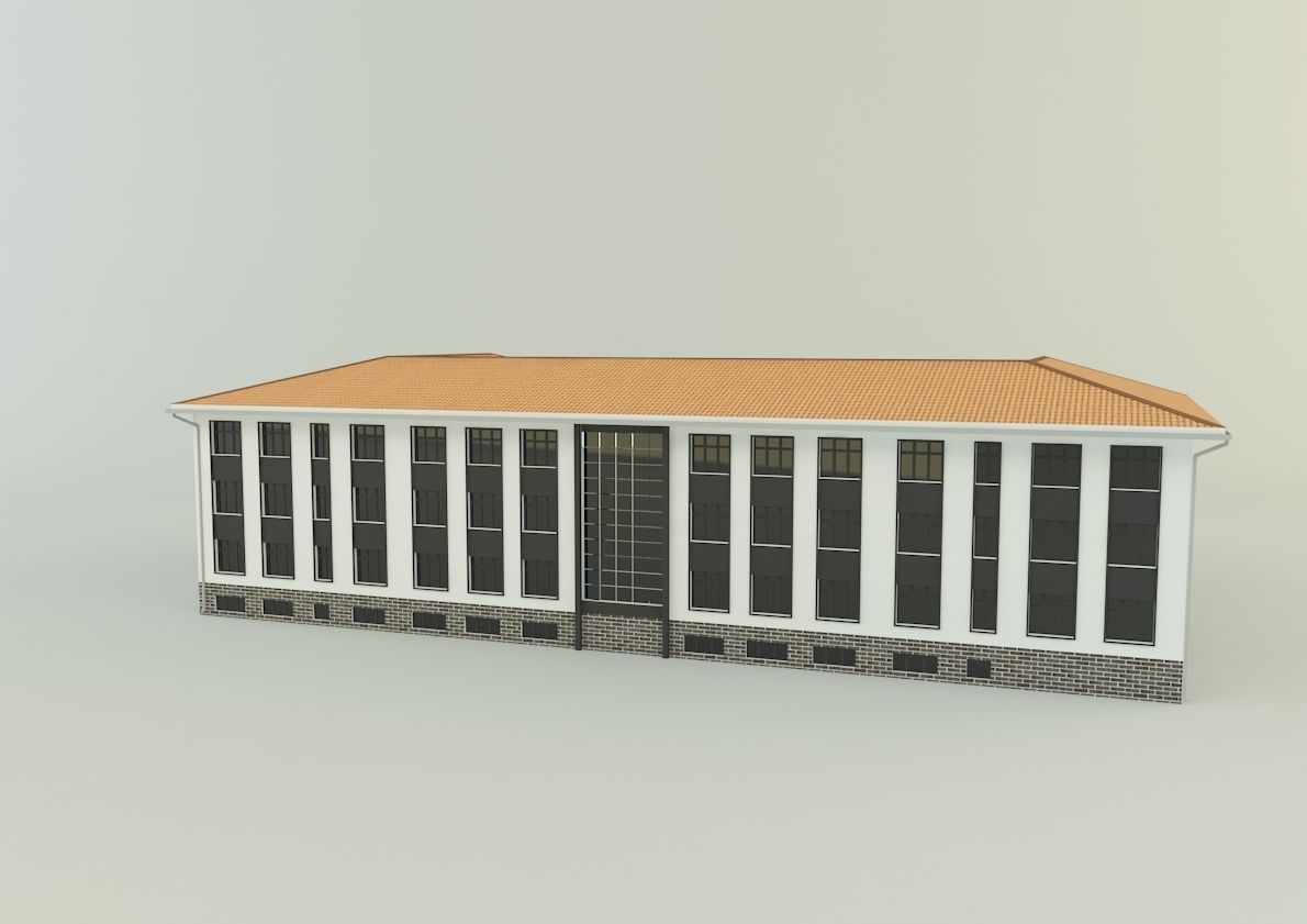 model school 13 3D model_21