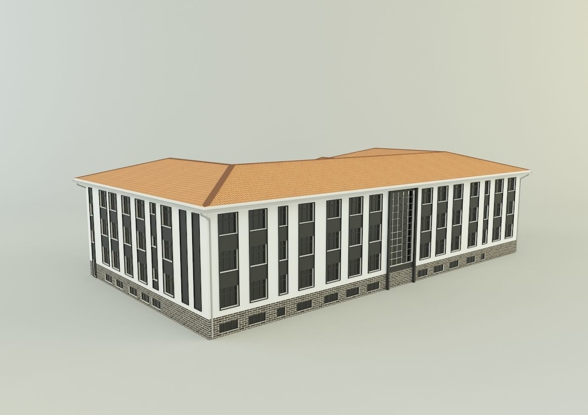 model school 13 3D model_22