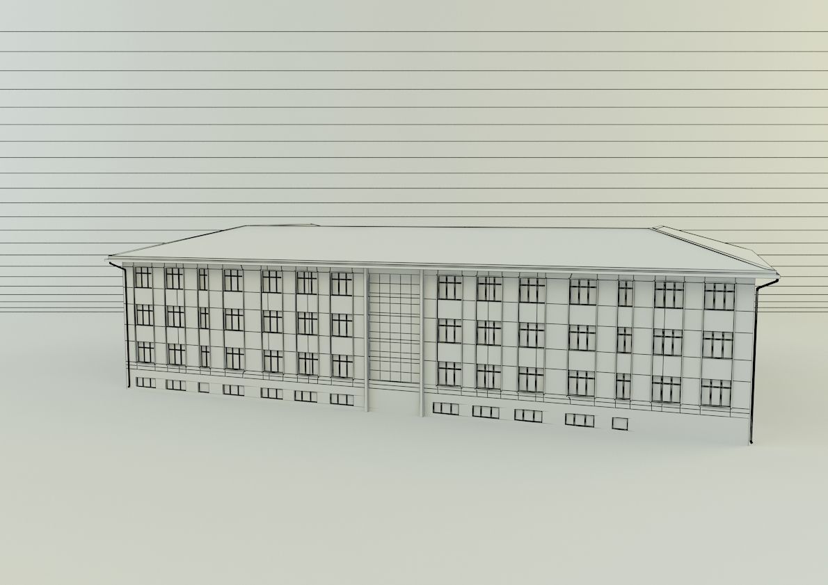 model school 13 3D model_16